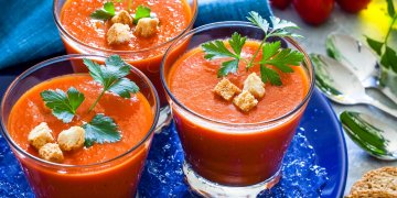 Συνταγή για gazpacho την παραδοσιακή Ισπανική κρύα σούπα